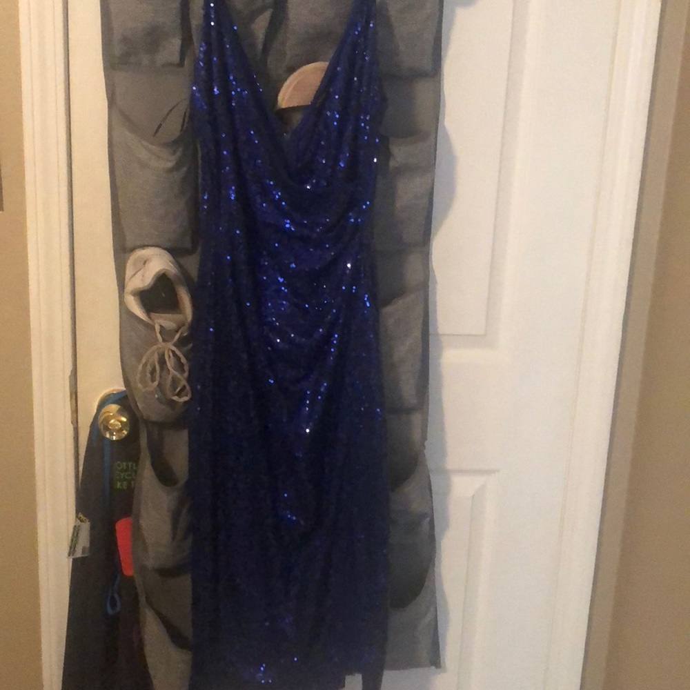 Blue dress